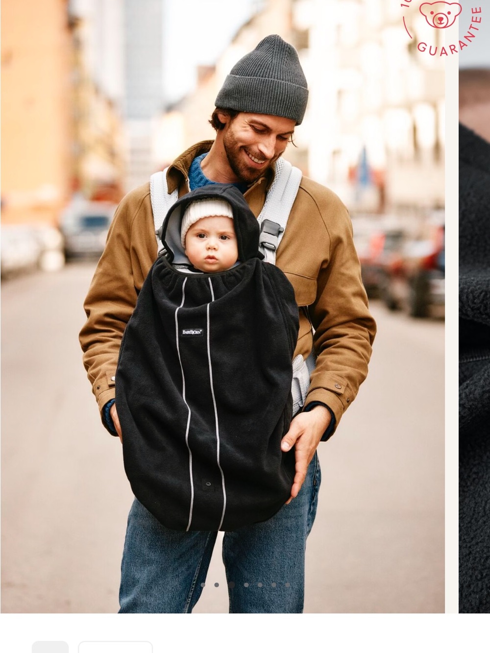 BabyBjörn Black and Gray Cover
